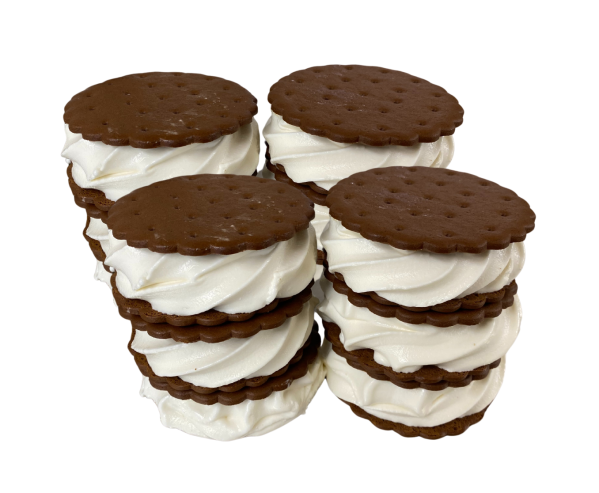 12 Wafer Ice Cream Sandwiches Plain